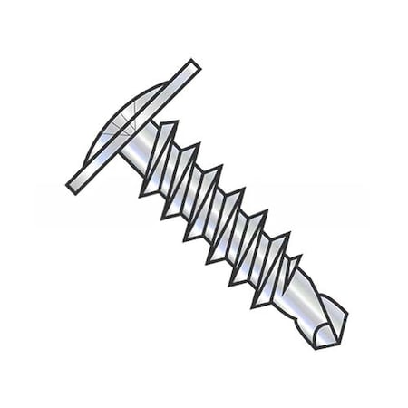 Usa Industrials Self-Drilling Screw, #10-16 x 3/4 in, Zinc Plated Steel Truss Head Phillips Drive BULK-SCRW-11914